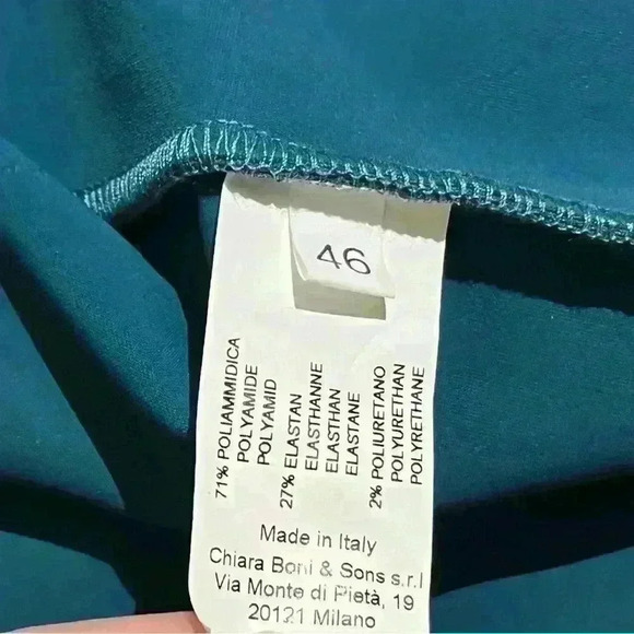 Chiara Boni La Petite Robe Phillida Floral Sheath Cocktail Dress Italy 46 - Picture 13 of 14